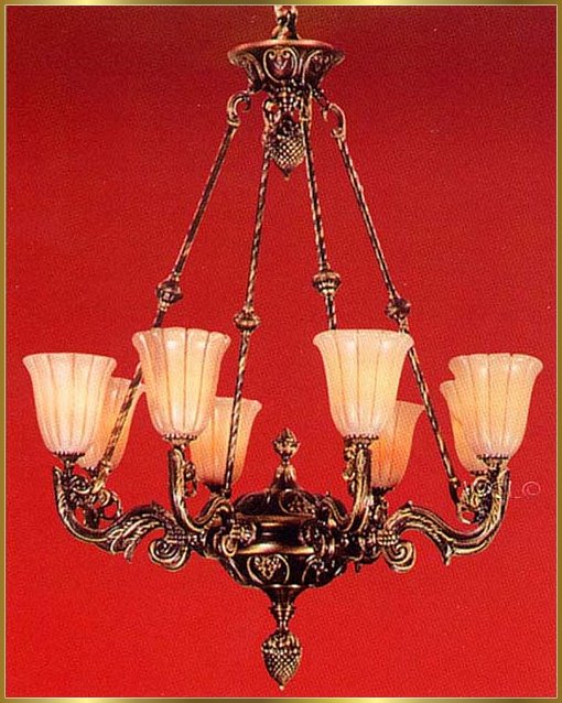 Alabaster Chandeliers Model: RL 376-82